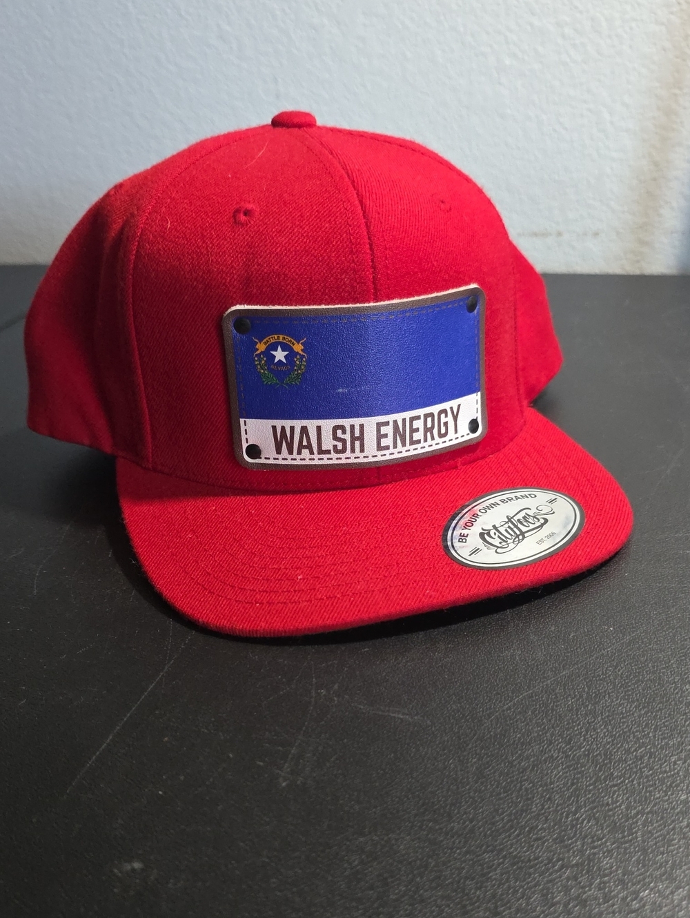Custom Red Snapback Hat